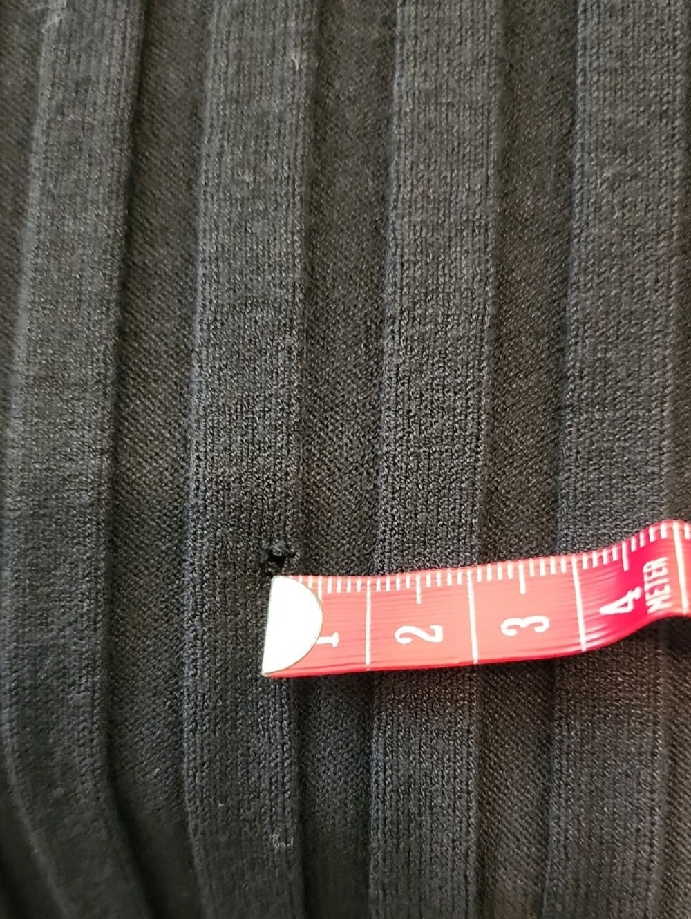 Halogen Black Ribbed Long-Sleeve Tee - Picture 9 of 10